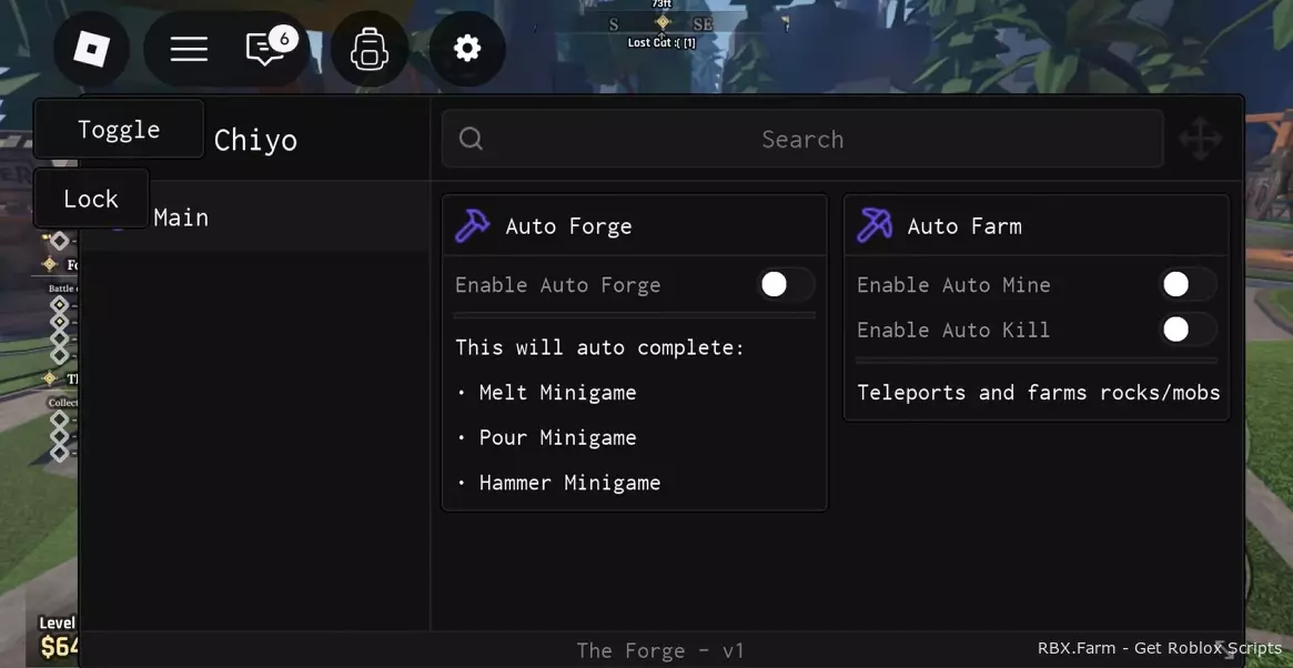 The Forge Script - Auto Forge, Auto Farm Zombies, Auto Mine Ores