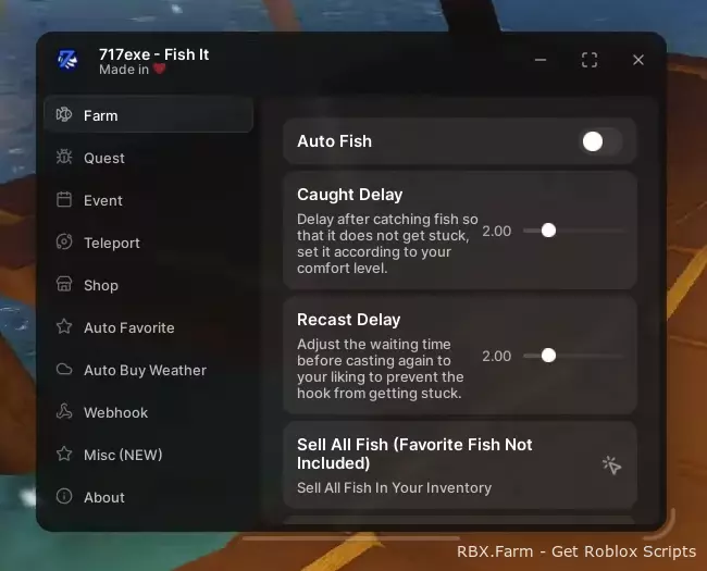 Fish It Script Roblox 717EXE Hub: Auto Farm, Fish Spawner, Infinite Coins