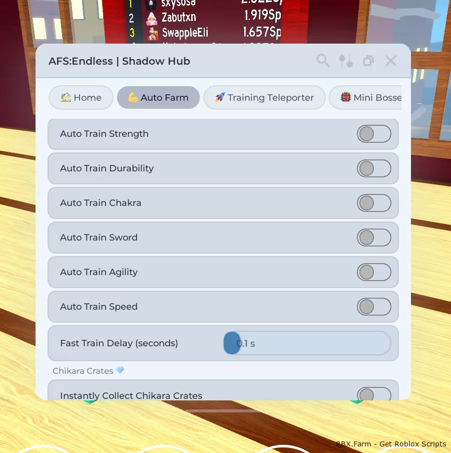 Anime Fighting Simulator Script 2026 - Auto Train GUI